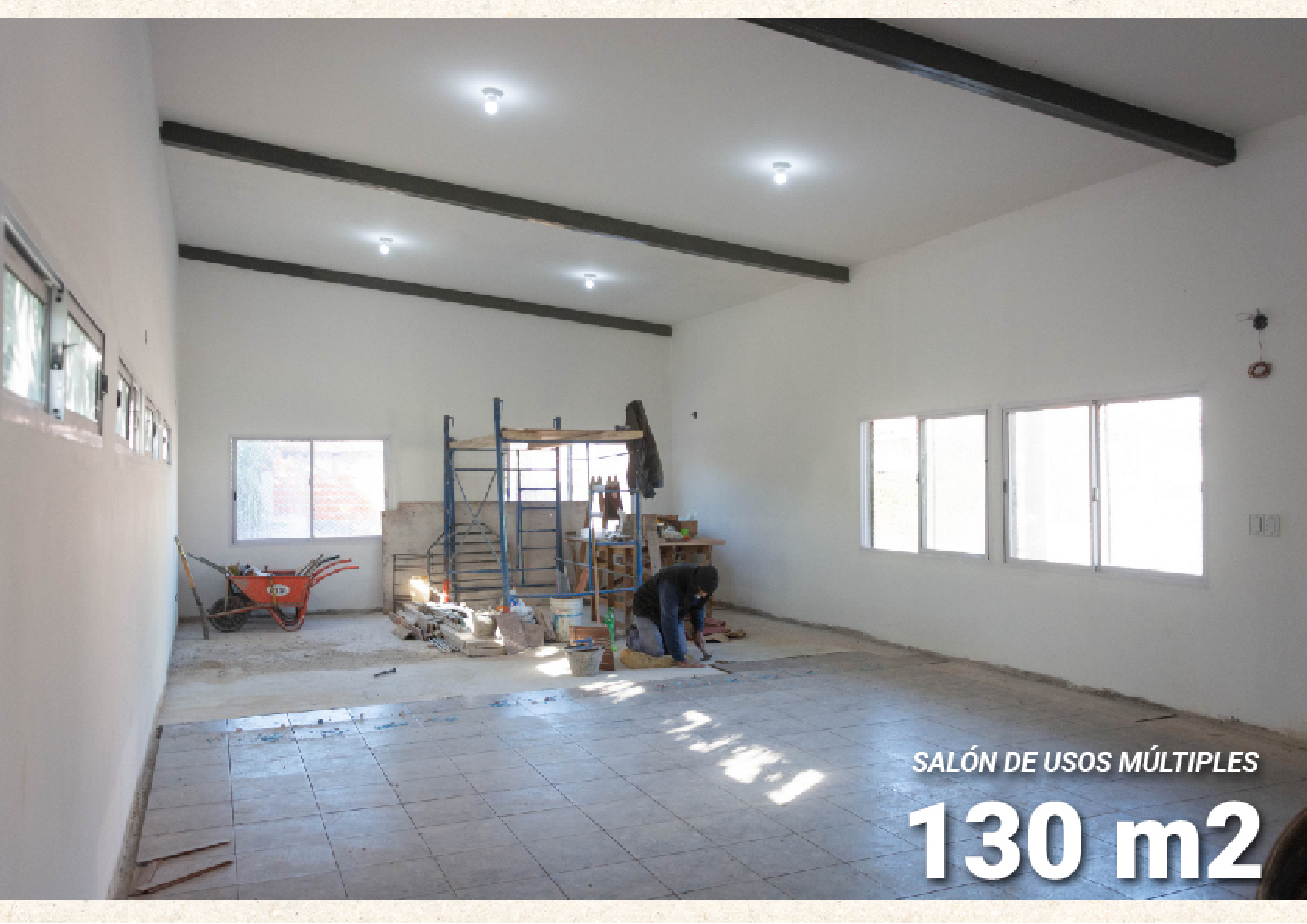 Salón de usos múltiples 130 m2